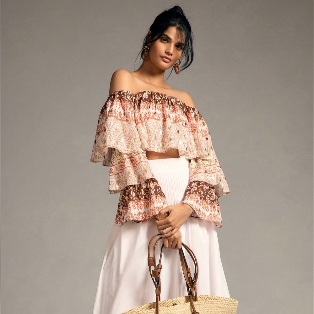Anthropologie Off-the-Shoulder Top